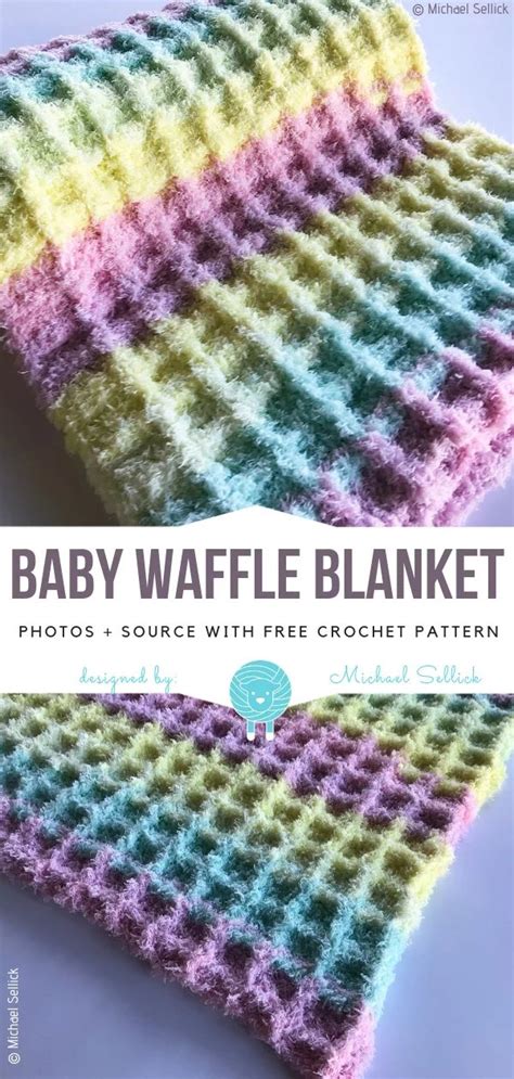 To complete this pattern i was inspired by the checker baby blanket pattern found free on the blog. The Best Waffle Stitch Ideas Free Crochet Patterns | Baby ...