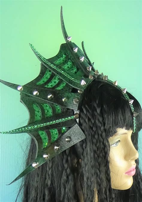 Wicked Witch Of Emerald City Crown Etsy