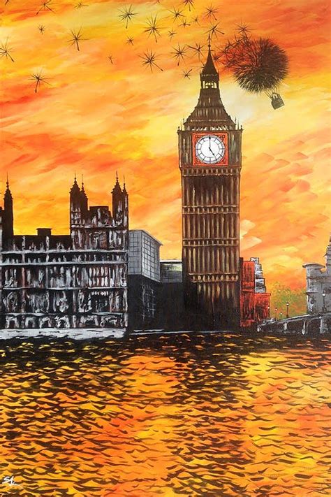 Big Ben Painting By Steven Kuc Pixels