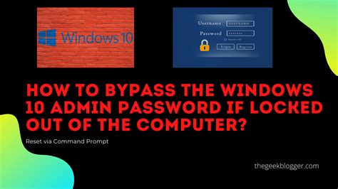 How To Bypass Windows 10 Password Login Withwithout Password