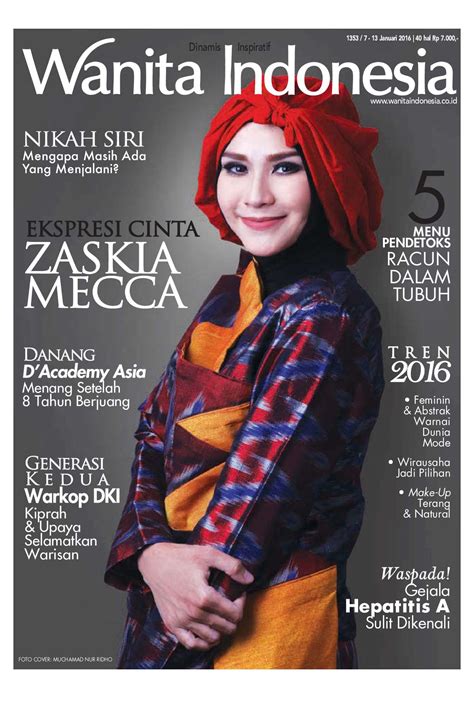 Jual Majalah Wanita Indonesia Ed 1353 Januari 2016 Gramedia Digital