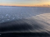 The line in the Gulf of Finland where the sea ice starts ...