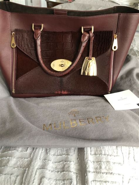 Beautiful New Unused Mulberry Tote Detachable Clutch Ebay
