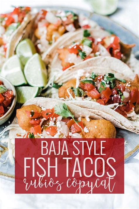 Baja Beer Battered Fish Tacos Rubios Copycat Oh So Delicioso