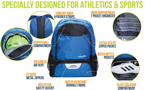 Athletico Youth Soccer Bag Soccer Backpack And Bags For Basketball