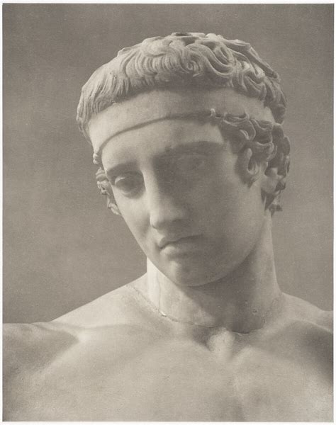 Charles Sheeler Statue Of Diadoumenos Roman Copy Of A Greek Original