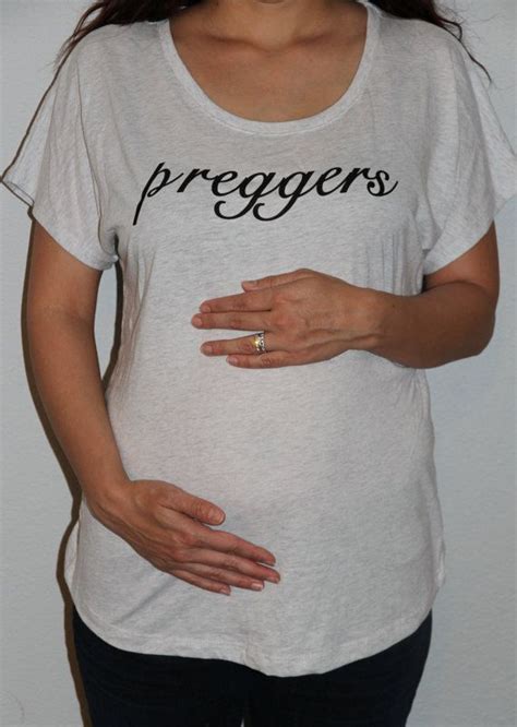 Preggers Pregnant Mom To Be Womens Scoop Neck By Thestickerplace 1699 Preggers Shirt