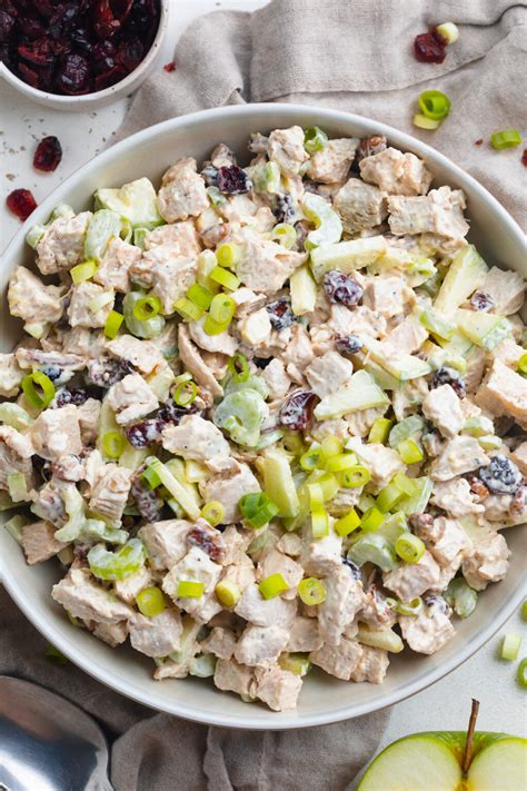 Leftover Turkey Salad With Apples And Cranberries Aprons