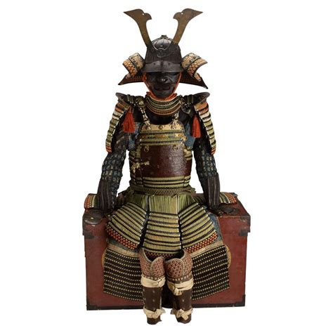 samurai armor with “kyu” kamon mid edo period 18th century at 1stdibs