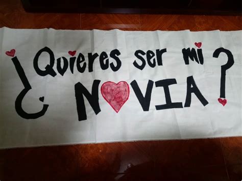 carteles quieres ser mi novia en mercado libre méxico