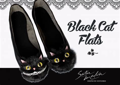 Satin Malva Black Cat Flats Kichink I Dont Want Them I Need