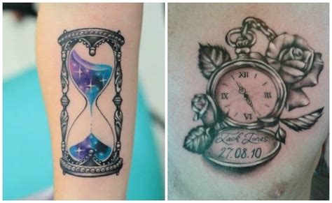 1.1 tatuaje de dos relojes en el antebrazo. Dibujos De Ninos: Dibujos De Relojes De Arena Para Tatuajes