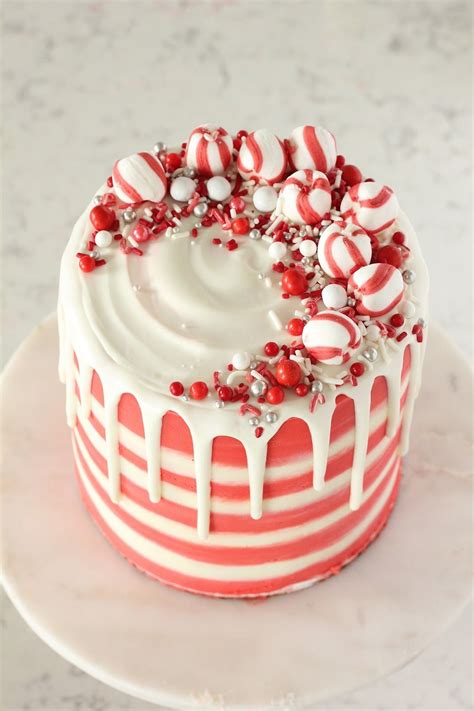 Chocolate Peppermint Cake With White Chocolate Peppermint Buttercream