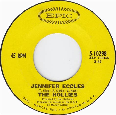 the hollies perform jennifer eccles 1968 jennifer chronicles