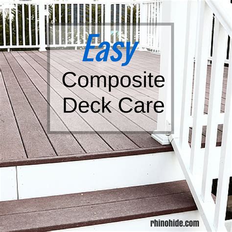 This all depends on the size of your deck as. How to Clean Your Composite Deck- Easy Care and Cleaning ...