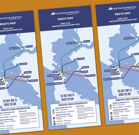 Douglas Heintz San Francisco Bay Ferry System Map