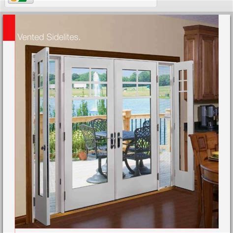 Andersen Patio Door With Vented Sidelites Patio Ideas