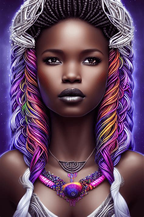 African Goddess 4k Graphic · Creative Fabrica