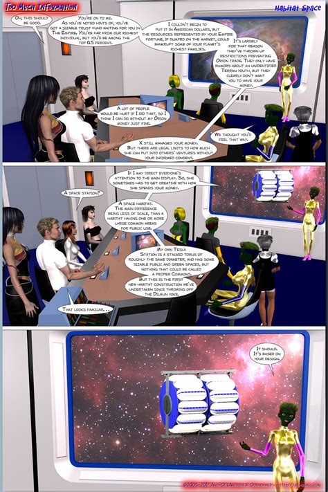 Habitat Space Too Much Information An Online Comic