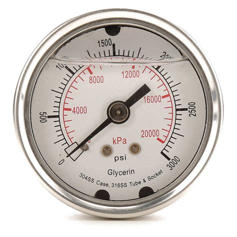 Pressure Gaugeliquid Filled2 In 4cfp9 190735502440 Ebay