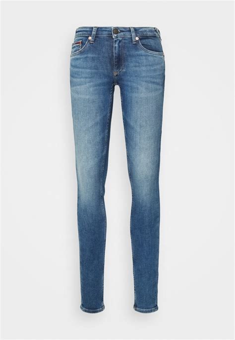 Tommy Jeans Sophie Low Rise Jeans Skinny Fit Maine Mid Blueblue