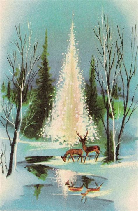 Christmas Illustration 989 Vintage Christmas Cards