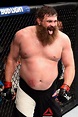 Roy Nelson reacts after the conclusion of his heavyweight bout... | Roy ...