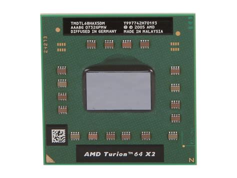 Refurbished Amd Turion 64 X2 Tl 64 22 Ghz Socket S1 35w Tmdtl64hax5dc