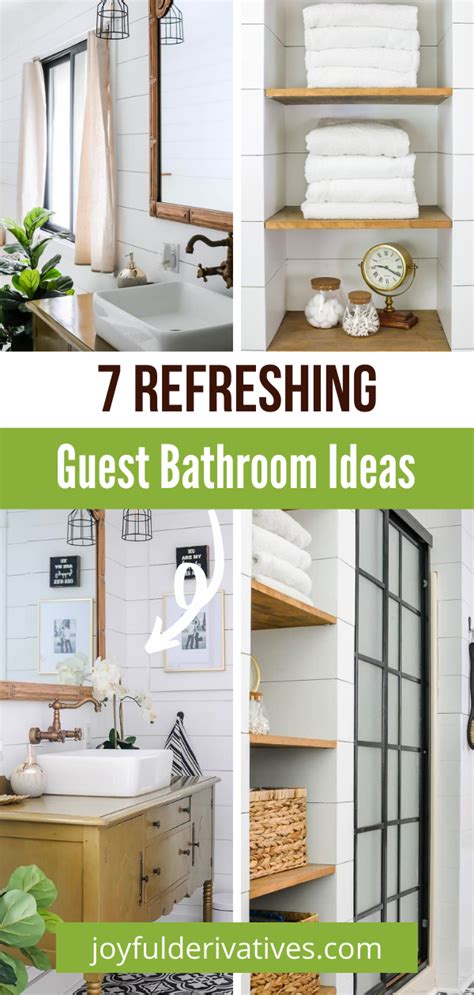 7 Refresh Ideas To Create A Welcoming Guest Bathroom Artofit