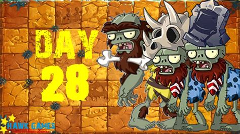 Plants Vs Zombies 2 Jurassic Marsh Day 28 Zombie No Premium Youtube