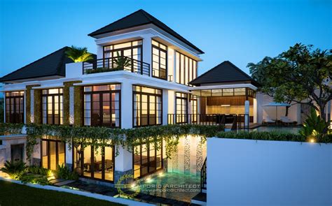 Cek dulu ya desain rumah minimalis berikut ini. Desain Rumah Mewah Style Villa Bali Modern di Jakarta Jasa ...