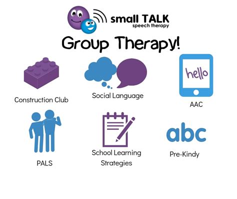 Talking About Group Therapy Small Talk Speech Therapy
