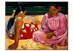 Tableau mural Femmes de Tahiti (Sur la plage) - Paul Gauguin ...