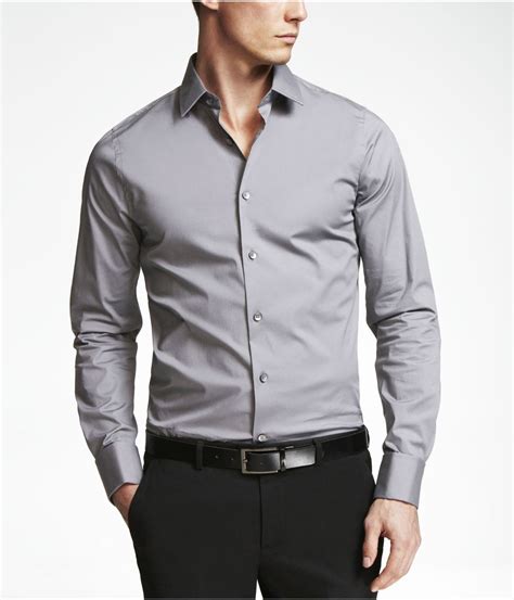Grey Dress Shirt Outfit Prestastyle