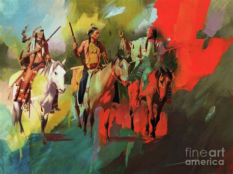 Native American Abstract Art 34em Painting By Native American Gullg