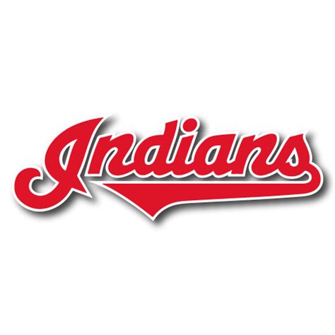 Cleveland Indians Texte Logo Png Transparents Stickpng