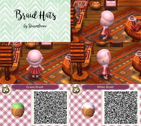 New leaf marks the debut of another classic nintendo franchise on a new handheld. animal crossing new leaf qr code cute braided hair braid ...