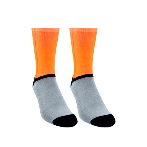 Orange Blur Oliver Socks