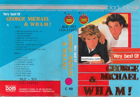 Very Best Of George Michael And Wham Kaset Lalu