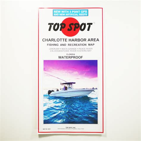N203 Charlotte Harbor Top Spot Fishing Maps Free Shipping All
