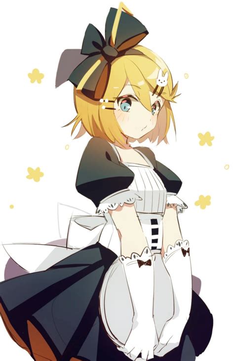 Maid Rin Kagamine Vocaloid Characters Anime Anime Maid