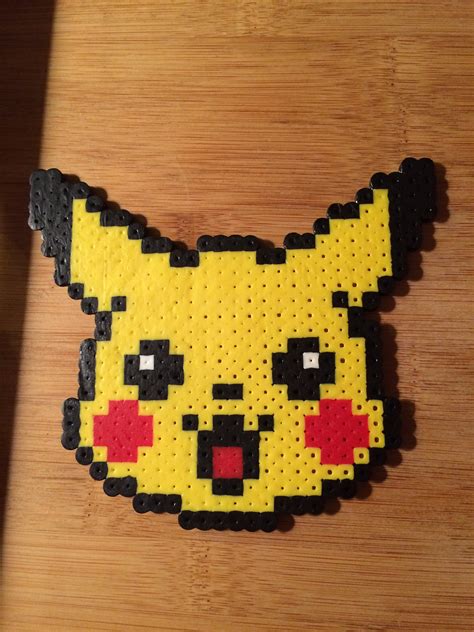 Pokemon Pikachu Perler Bead Pixel Art Picclick Sexiz Pix