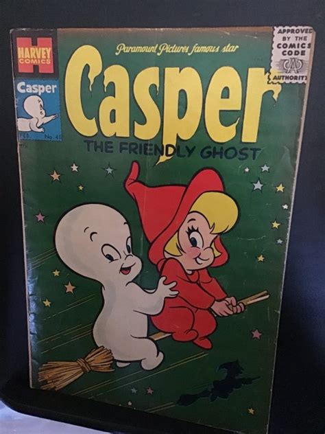 Casper The Friendly Ghost 41 1956 Mid Grade 1st Wendy Cover Fn Wow
