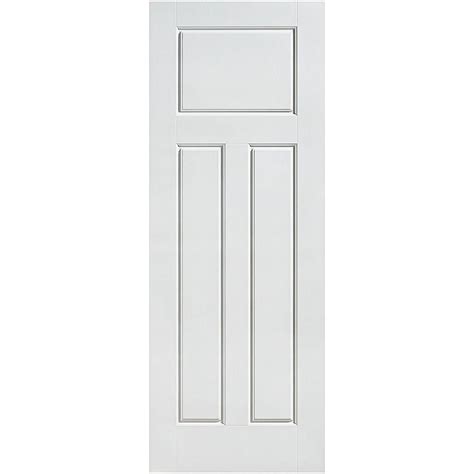 Masonite Glenview Smooth 3 Panel Craftsman Hollow Core Primed Composite