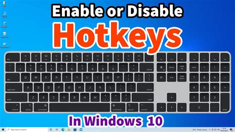 How To Enable Or Disable Keyboard Shortcut Key Or Hotkeys In Windows