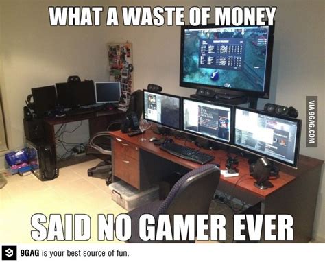 What Do You Think Of My Gaming Rigs Gamer Humor Gamer Video Game Memes