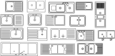 Sinks Dwg Block For Autocad • Designs Cad