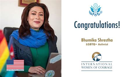 Nepali Transgender Rights Activist Bhumika Shrestha Wins 2022 International Women Of Courage