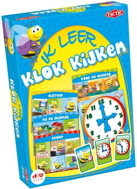 Ik Leer De Klok Educatief Spel Tactic Speelgoed