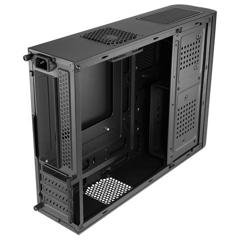 Aerocool Cs 101 Slim Black Micro Atx Desktop Case 2 X Usb 30 Black
